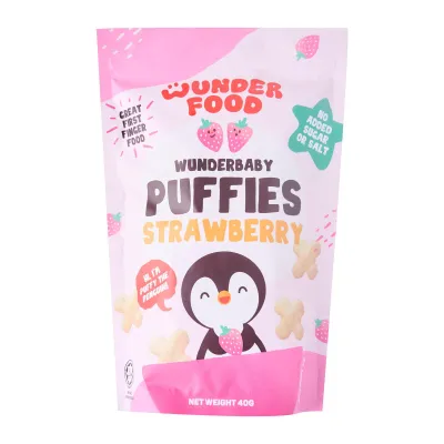 Wunderfood Wunderbaby Puffs - Strawberry