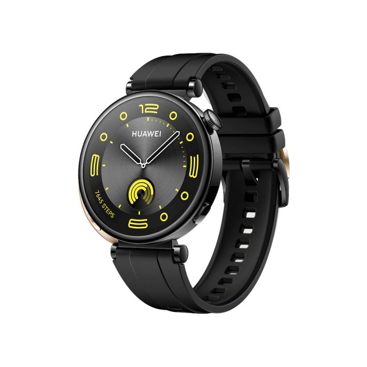 Huawei Watch GT 4 41mm Black Fluoroelastomer Strap Lazada
