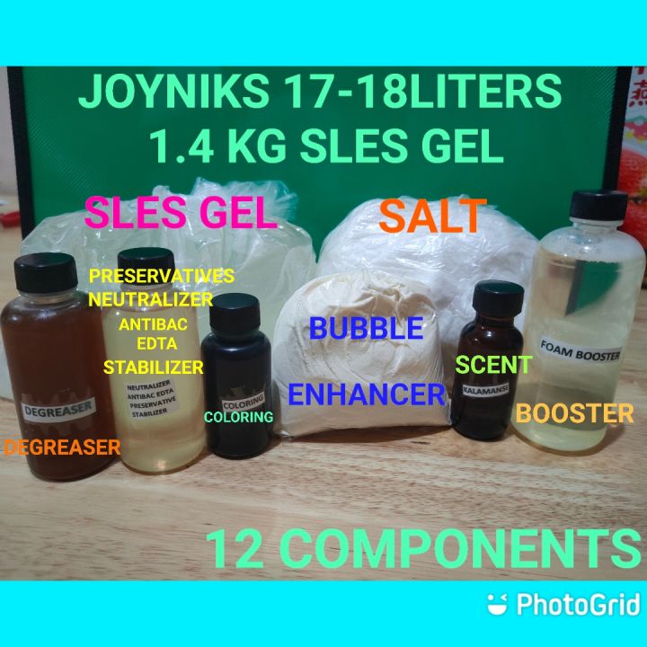 DIY KITS (2) DISHWASHING LIQUID 12 COMPONENTS 1718LITERS YIELD Lazada PH