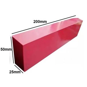 Hanson8 3000 #   Grit Red Ruby Oilstone Millstone Large Ruby Sharpener Stone Grinder Polishing Whetstone Tool 200*50*25mm H5K8Q