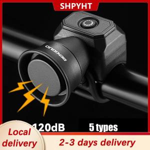 [COD] SHPYHT Local delivery Ship within 24 hours Bicycle Electric Bell Bike USB Charging Horn Mountain Bike Warning Safety Ring Waterproof Bell Cycling Accessories