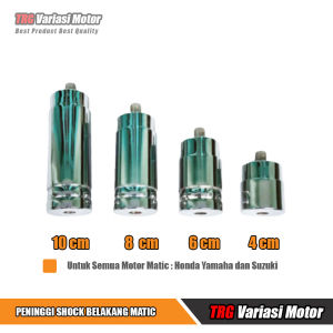 Peninggi Shock Belakang Matic Sambungan Shok Skok Sok TRG Tinggi 10 cm 8 cm 6 cm 4 cm