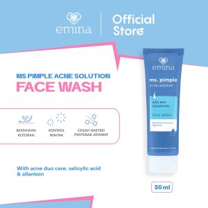 EMINA Ms. Pimple Acne Solution - Moisturizing Gel | Toner | Face Wash | Serum | Spot Gel | Loose Powder