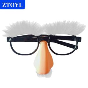 [COD] ZTOYL แว่นตาปลอมตัวและหนวดฮาโลวีนอุปกรณ์สำหรับเทศกาลจมูกขนาดใหญ่สำหรับผู้ใหญ่