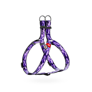 WAUDOG Dog Harness + Free Dog Smart ID Tag | Step In Harness | Soft Nylon | Lock Buckle Small to Large Dogs