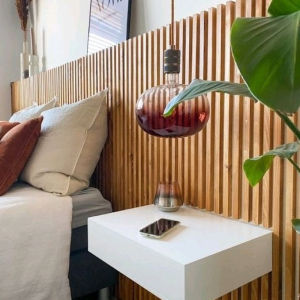 Slat Wall Panel wall batten Kayu Jati belanda uk 2x3x50-110