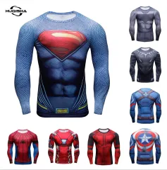 Super Hero Flash Compression Gym T-shirt Men Women Jogging