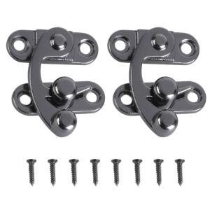 Multifunctional Zinc Alloy Swing Arm Hook Latches for Suitcases Dollhouses Box & Bird Houses with Fashion Appeal