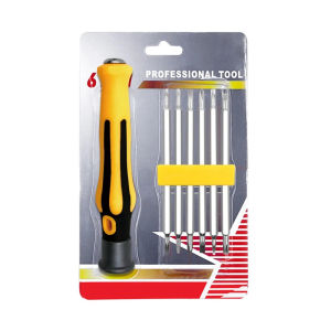 6 In 1 Electrician Multifunctional Screwdriver Set Double-Ended 12 In 1 Screw Driver Bits Home Repair Screwdriver Bits Hand Tool