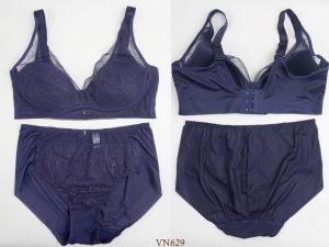 Braset Wanita Tanpa Kawat VIVIEN Busa Tipis Cup 3/4 Mix Lace Renda Pakaian Dalam/ Underwear VN629