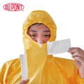 DU PONT Pro Safety Clothing Protective Coverall Chemicals Protective Clothing Hooded Sulfuric Acid Alkali Safety Coveralls Waterproof Chemical Suit. 