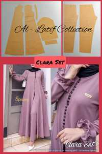 pola jiplak / pola instan CLARA SET