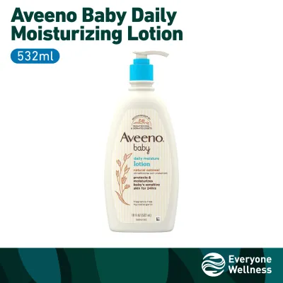 [Local Delivery] Aveeno Baby Daily Moisturizing Lotion 227g & 532ml (Fragrance-free and dye-free)