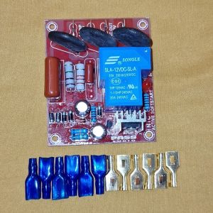 KIT SOFT START AUDIO PREMIUM NTC JUMBO AKTIF paket skun lengkap. delay bisa disetting. SOFTSTART AUDIO plus lampu indikator PCB FIBER