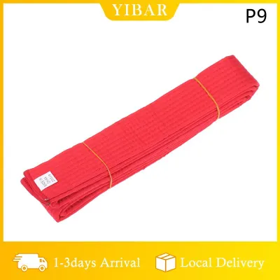 【YIBAR】 1PC 200cm Taekwondo ITF Belt Color Belt Martial Arts Karate Judo Uniform Accessories Quality Cotton Road Belt