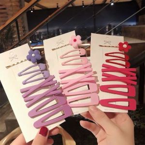 New Korean Style Sweet Girl Colourful 7-Piece Set Hair Clips Hair Pin Hair Accessories Pin Rambut