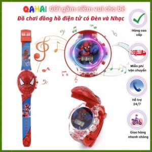 Đồng hồ Kuromi melody cinamoroll phát nhạc phát sáng vòng tay phát sáng