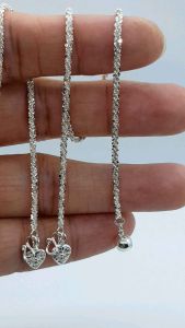 Original 925silver bracelet completionanklet perak tulen gelang tangan & gelang kaki (XXZ)