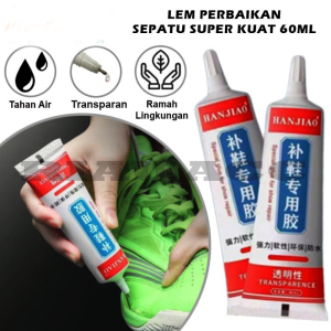 RIAUACC Lem Sepatu Super Kuat Baihere 60ml Cairan Perbaikan Sol Tas Sendal Heels Penambal Serbaguna Tahan Air Shoe Glue Waterproof