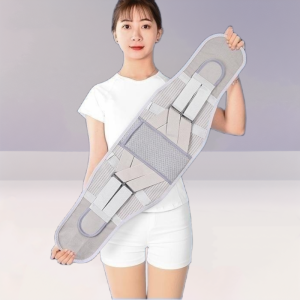 เข็มขัดซัพพอร์ทเข็ดขัดพยุงหลังที่ปรับได้ที่หลังระบายอากาศได้แบบมืออาชีพที่รั้งเอว Relief อาการปวดหลัง/เอวหมอนรองกระดูกกระดูกสันหลังคดการบีบอัดกระดูกสันหลัง