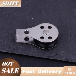 SDJZT 25Mm 316 Thép Không Gỉ Ròng Rọc Bánh Xe Duy Nhất Tải Mang Xoay Nâng Dây Ròng Rọc Cho Khối Dây Á Hậu Kayak Thuyền Accessorie