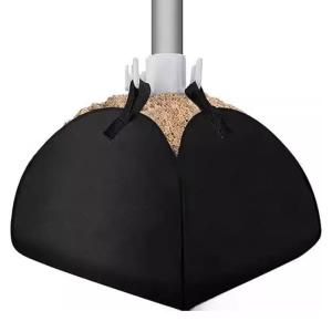 Beach Umbrella Sand Weight Base Windproof Sandbag With Hanging Hook Weatherproof Furniture Weight Sandbag