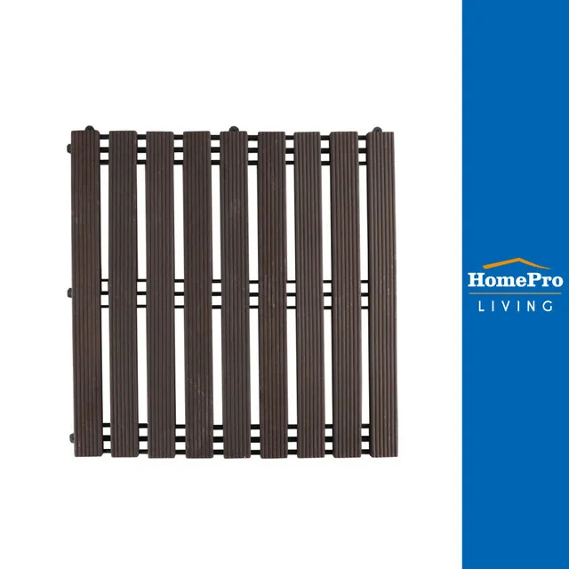 แผ่นทางเท้าไม้แคมปัส SPRING ทำสี 50x50 ซม. ปลอดภัย