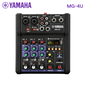 YAMAHA/MG-K12 4 Channel Audio Mixer with 2 UHF Wireless Mic Professional Equalizer Bluetooth USB