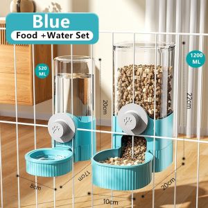 1200ML Pet Hanging Water Dispense Cage Automatic Dispenser Feeder For Cat Dog Large Capacity