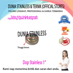 Dop Stainless 1 In Aksesories stainless steel untuk hiasan tangga