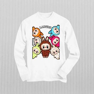 RYNEZ NEW LABUBU KAOS Dewasa Motif Terbaru Sablon DiGital Berkualitas KAOS DEWASA LABUBU ATASAN SHIRT BAJU