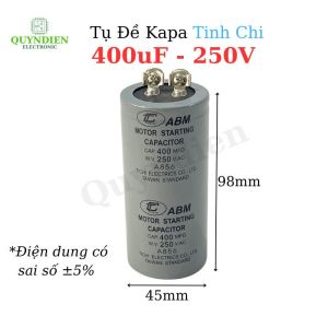 Tụ Đề Tụ Khởi Động Motor 250V Tinh Chi ABC Tụ Kapa Cho Máy Bơm Máy Lạnh Motor 1 Pha Quạt Trần - Linh Kiện Quỳnh Diễn
