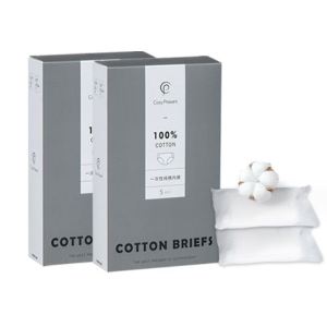 5PCS Disposable underwear mens pure cotton sterile wholesale shorts large size business trip disposable underwear