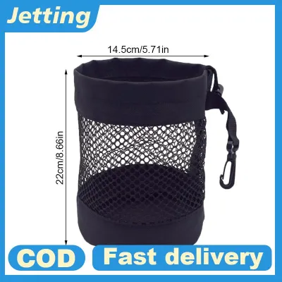 Jetting 1PC Golf Bóng Pouch Túi với dây rút đóng cửa chất lượng cao lưới nylon và treo nhựa Clip thuận tiện để treo trên Golf Túi