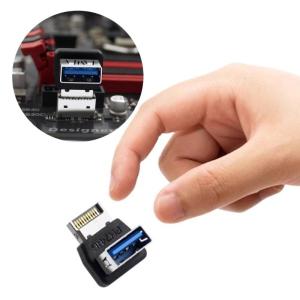 USB Bo mạch chủ Adapter USB 3.1 để Loại E tiêu đề chuyển đổi bảng điều chỉnh Loại E 90 độ chỉ đạo kết nối truyền dữ liệu