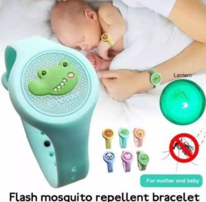 Megasari /Cod/ Bikit Led Gelang Anti Nyamuk /Gelang Anak Penakluk Nyamuk Korea /Perlindungan Anak Dari Gigitan Serangga Led