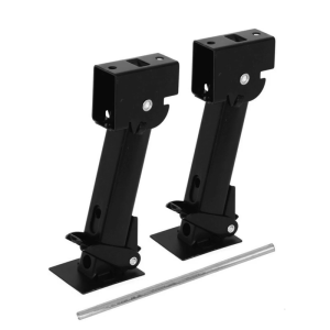 Reinforced Folding Trailer Stabilizers Adjustable Parking Legs Tool Free Installation Easy to Use for Campers & Caravans