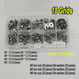 201 Stainless Steel Cheese Heading Screws Cup Head Hexagonal Screw Bolt Comprehensive Collection