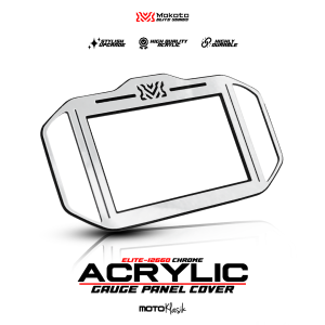 MOKOTO ELITE AEROX V3 STANDARD/TURBO GAUGE PANEL ACRYLIC COVER 12660 SPEEDOMETER PANEL GARNISH FOR AEROXV3 MOTORCYCLE