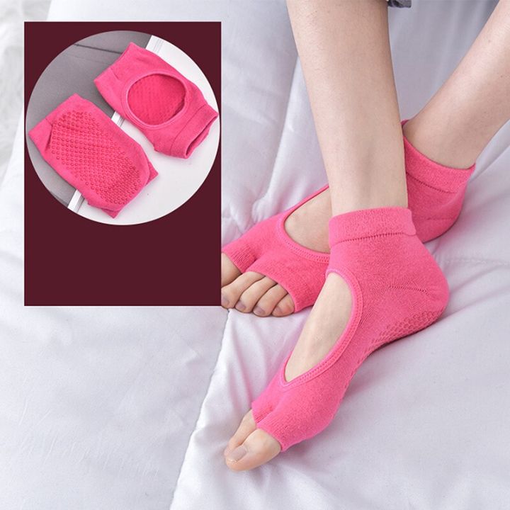 Anti-Slip Open-toe Backless Yoga Socks