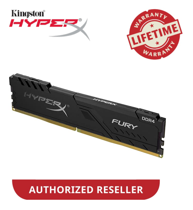 Kingston HyperX FURY 8GB 2666MHz DDR4 CL16 DIMM Black