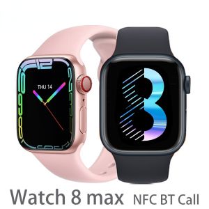 ♥Original Product+FREE Shipping+COD♥Watch 8 Max Smartwatch Wireless Charging Bluetooth Call NFC Women Sports Fintess Men 2023 SmartWatch PK I7 Pro Max X8 Max T500