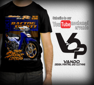 KAOS MOTOR SUZUKI SATRIA RACING SPIRIT - KAOS DISTRO PRIA WANITA - KAOS PENDEK KATUN MURAH - KAOS CUSTOM