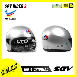 SGV Rider 2 Half Helmet 2/3 Steng Kura Helmet [NEW] 7 Colour/Warna (100%ORIGINAL) TOPI KELEDAR 头盔 SGV Helmet