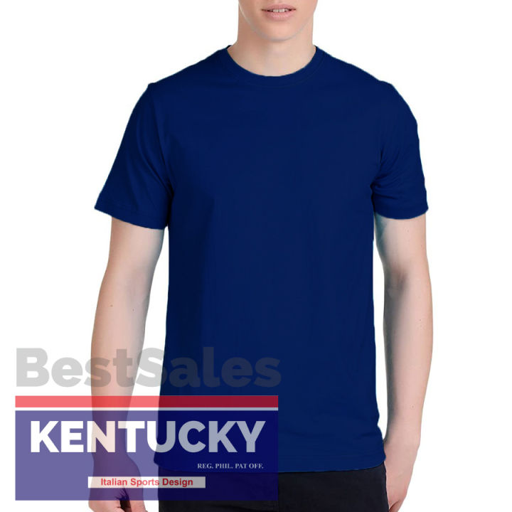 Kentucky Round Neck T-Shirt Color Navy Blue for Adult Unisex