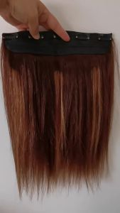 Hot selling wig pieces increase in quantity wig for womens long hair with seamless extensions real hair straight P4/27