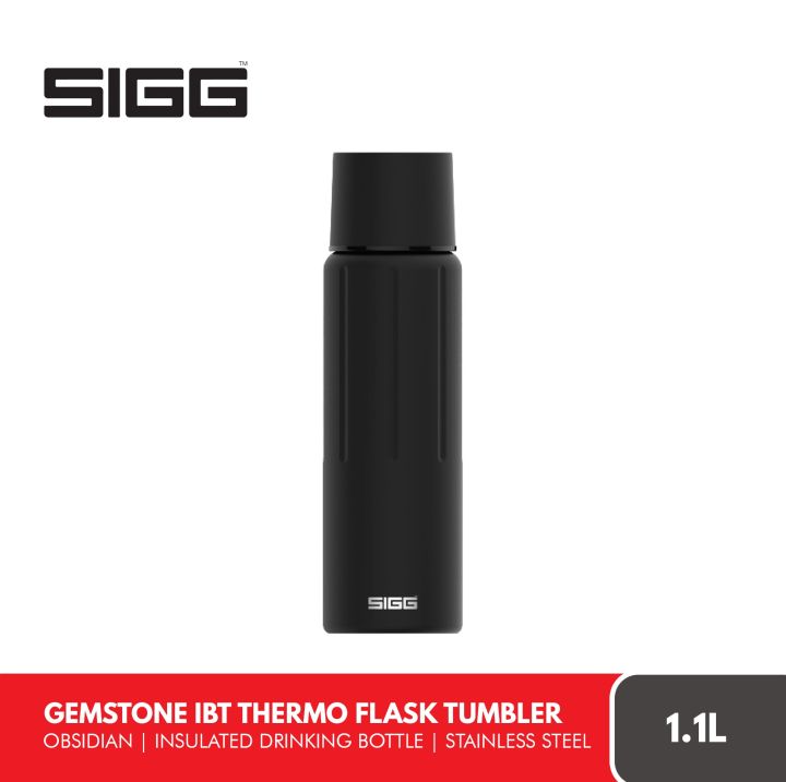 SIGG Gemstone IBT Obsidian (Black) Thermo Flask Tumbler