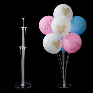 Trụ mica 7 nhánh cao 70cm  bộ trụ đỡ bong bóng phụ kiện trang trí sinh nhật Fubao Store