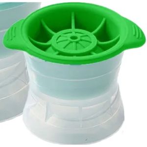 Single Silicone Round Sphere Ice Ball Mold Cold Drinks Quick Freezer Whiskey Ice Ball Maker Jelly Soap Mold