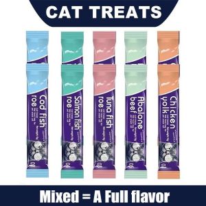 100pcs Cat Treats Value Pack | 16g Wet Cat Strips | Liquid Nutrition for Cats 3 Months & Up